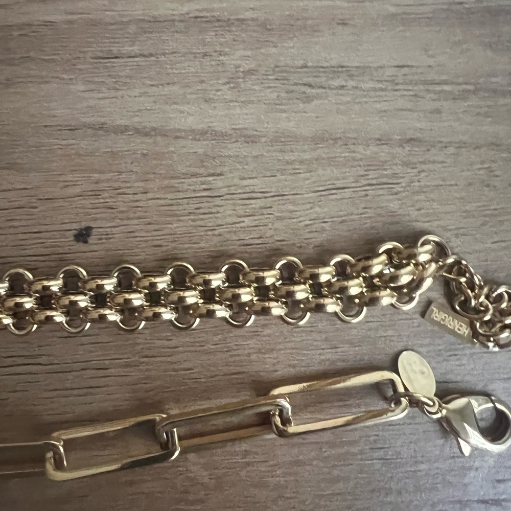 Two 18” Gold Chain necklaces (not attached)